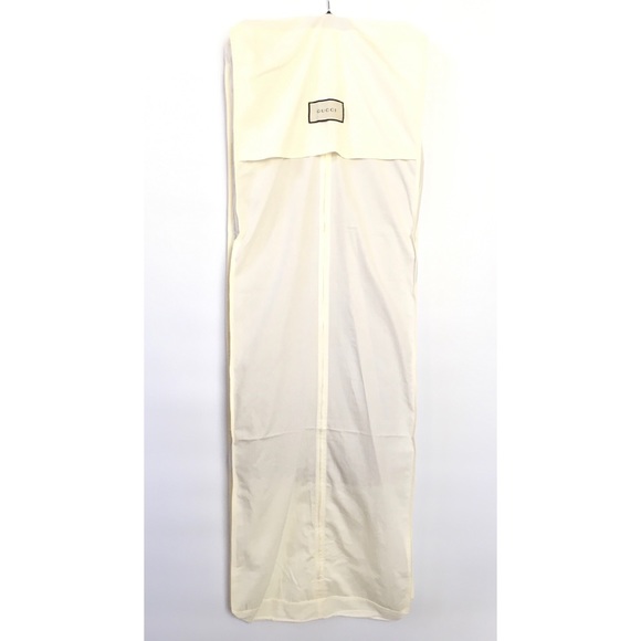 GUCCI 619323 Long Faille Vest Waistcoat -Light Brown -Size 40 / M -NWT - Picture 12 of 12